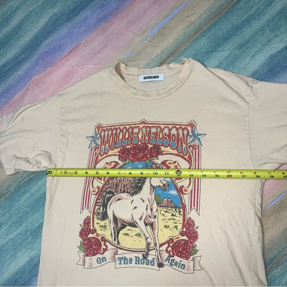 Daydreamer Willie Nelson On The Road Again Weekend Tee size S - Picture 10 of 10